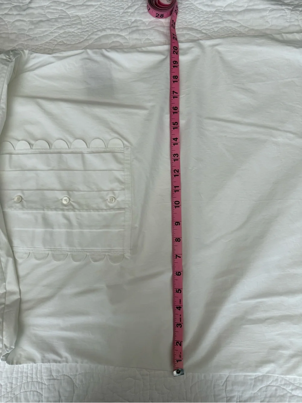 Burberry White Button-Front Shirt with Gold Tag - Picture 6 of 16